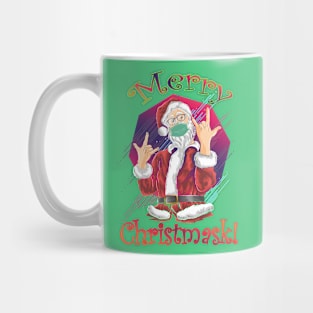 Funny Merry Christmas - Christ- Mask 2020 Mug